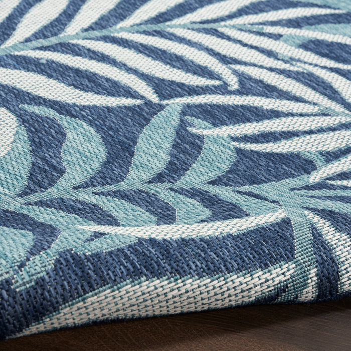 The Rug Corner Nourison Home Garden Oasis GOA01 NAVY Area Rugs