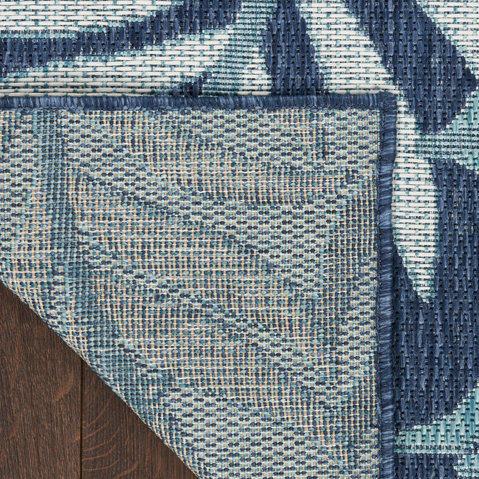 The Rug Corner Nourison Home Garden Oasis GOA01 NAVY Area Rugs