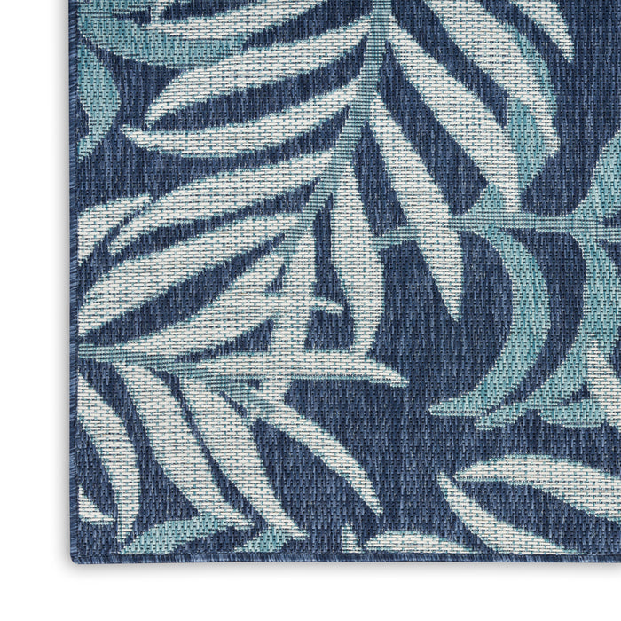 The Rug Corner Nourison Home Garden Oasis GOA01 NAVY Area Rugs