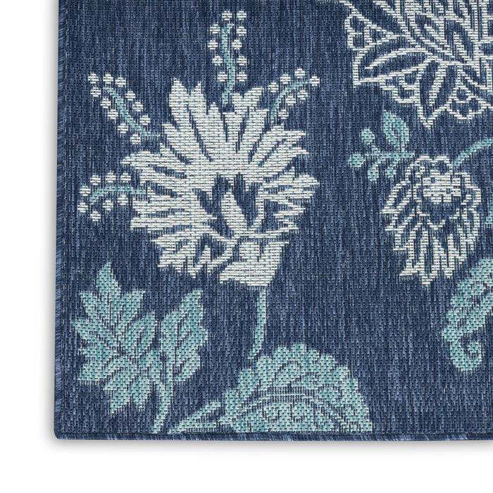 The Rug Corner Nourison Home Nourison Home - Garden Oasis Navy Area Rug GOA03