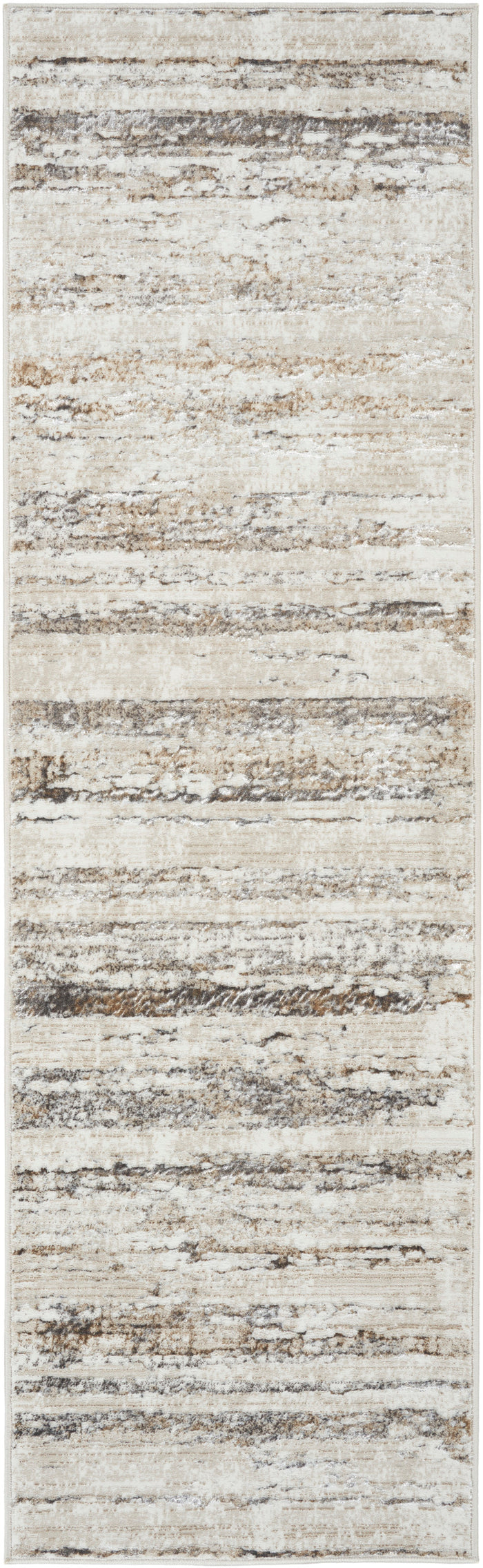 The Rug Corner Nourison Home Nourison Home - Glitz Cream/Grey Area Rug GLZ10