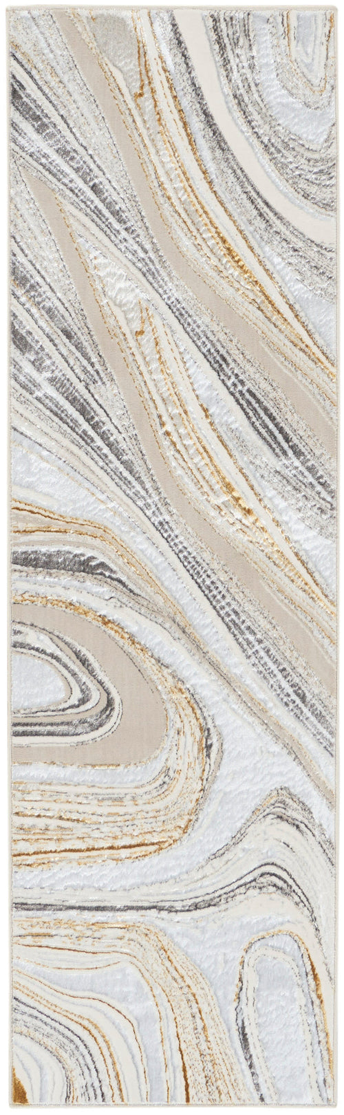 The Rug Corner Nourison Home Nourison Home - Glitz Green/Gold Area Rug GLZ21