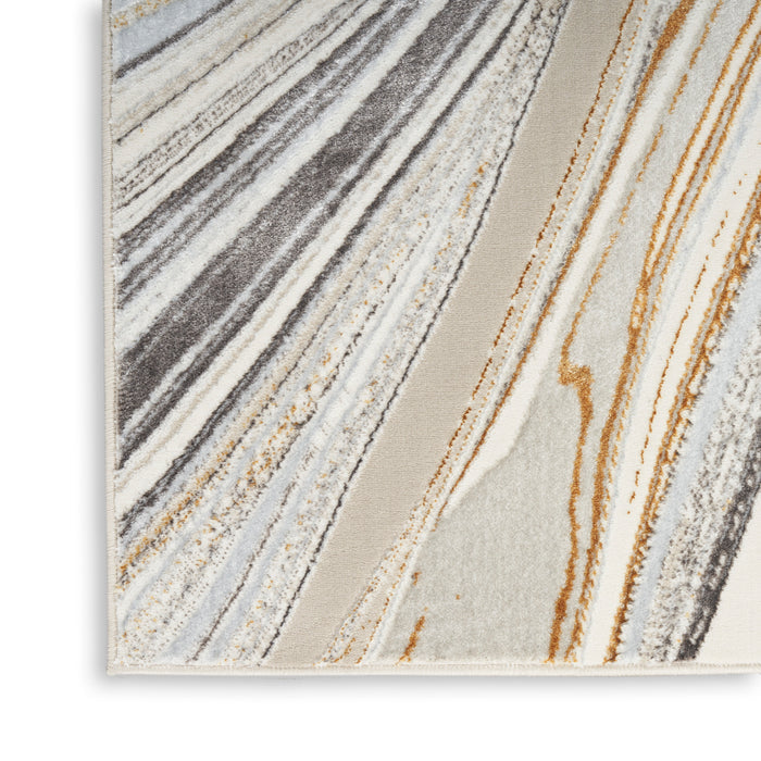 The Rug Corner Nourison Home Nourison Home - Glitz Green/Gold Area Rug GLZ21