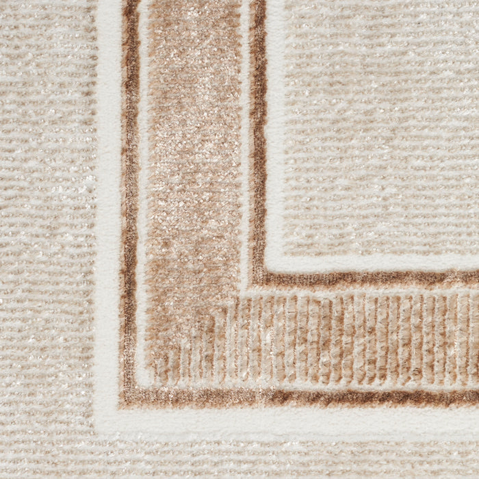 The Rug Corner Nourison Home Nourison Home - Glitz Ivory/Cream Area Rug GLZ08