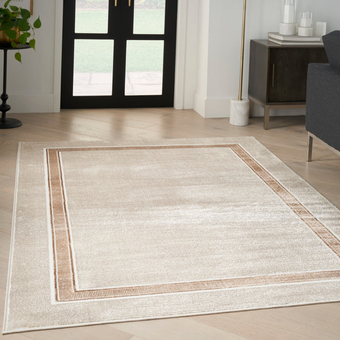 The Rug Corner Nourison Home Nourison Home - Glitz Ivory/Cream Area Rug GLZ08