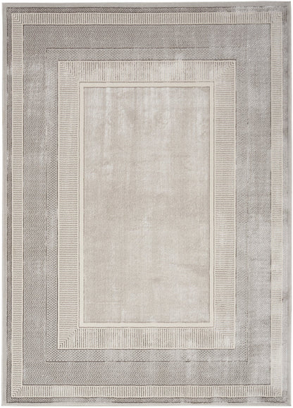 The Rug Corner Nourison Home Glitz GLZ07 SILVR Area Rugs