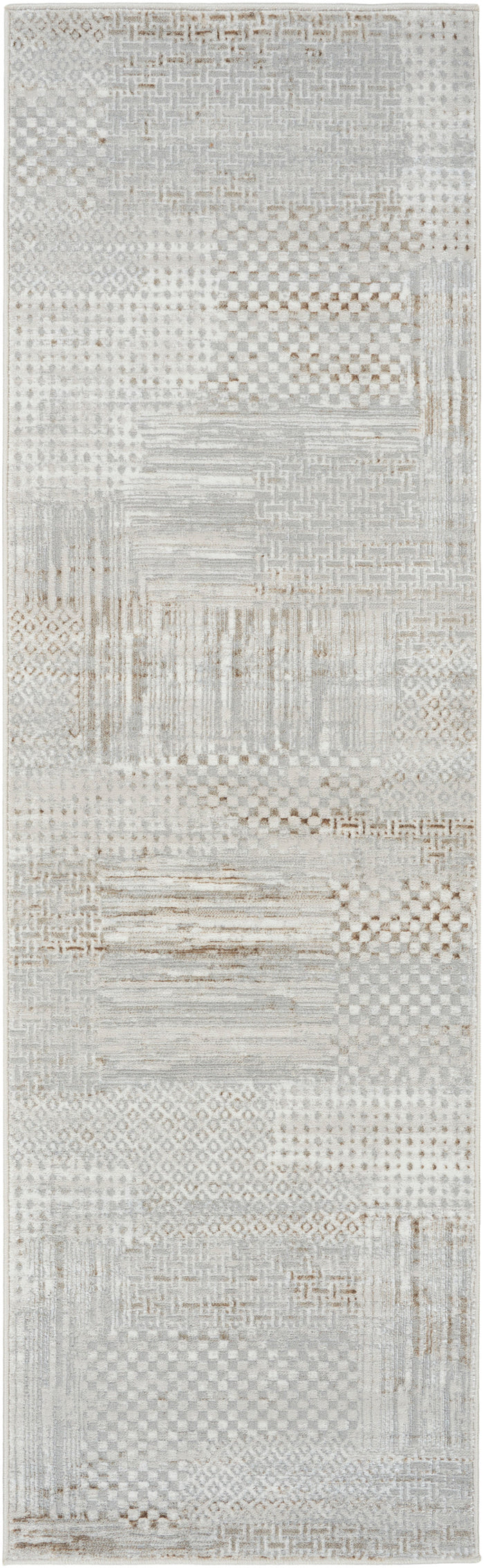 Nourison Home - Glitz Silver/Green Area Rug GLZ09