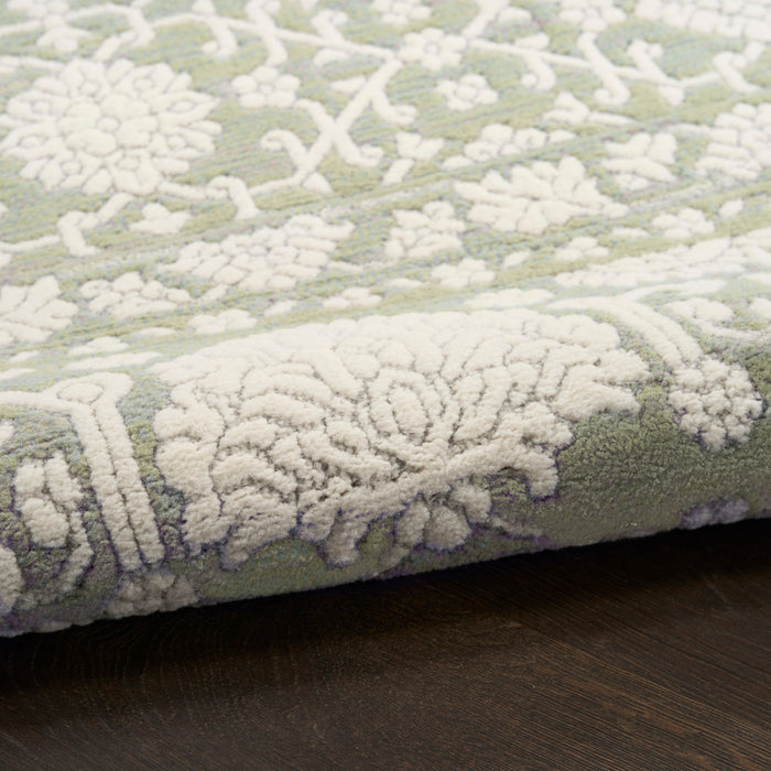 The Rug Corner Nourison Home Grace GCE01 SAGE Area Rugs