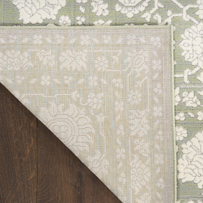 The Rug Corner Nourison Home Grace GCE01 SAGE Area Rugs