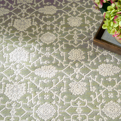 The Rug Corner Nourison Home Grace GCE01 SAGE Area Rugs