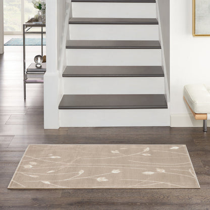 The Rug Corner Nourison Home Nourison Home - Grafix Beige Area Rug GRF15