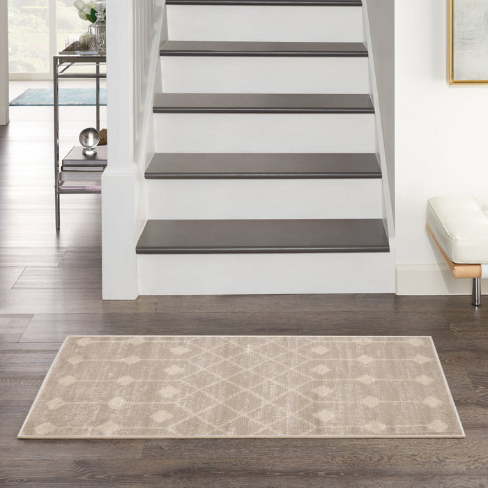 The Rug Corner Nourison Home Nourison Home - Grafix Beige Area Rug GRF37