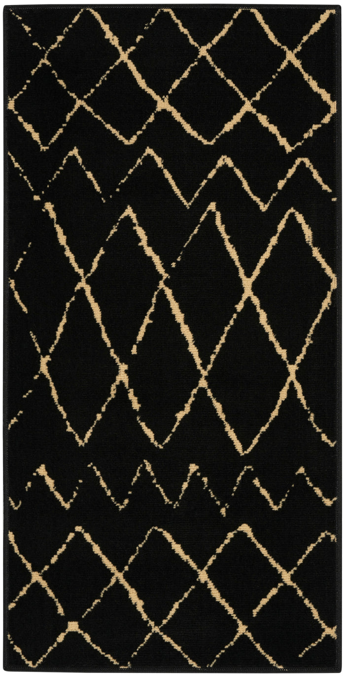 The Rug Corner Nourison Home Nourison Home - Grafix Black Area Rug GRF04