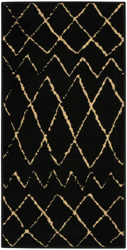 The Rug Corner Nourison Home Nourison Home - Grafix Black Area Rug GRF04