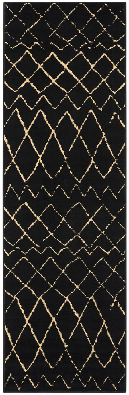 The Rug Corner Nourison Home Nourison Home - Grafix Black Area Rug GRF04