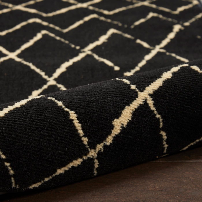 The Rug Corner Nourison Home Nourison Home - Grafix Black Area Rug GRF04