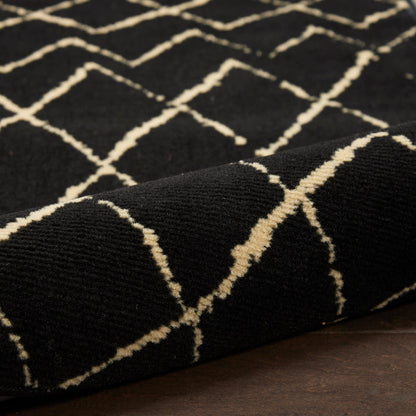 The Rug Corner Nourison Home Nourison Home - Grafix Black Area Rug GRF04