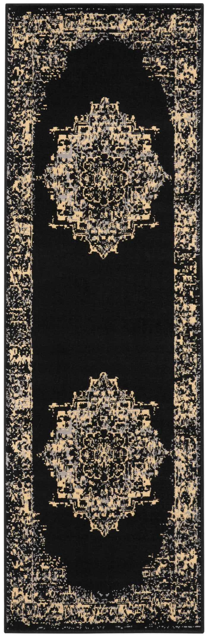 The Rug Corner Nourison Home Nourison Home - Grafix Black Area Rug GRF14
