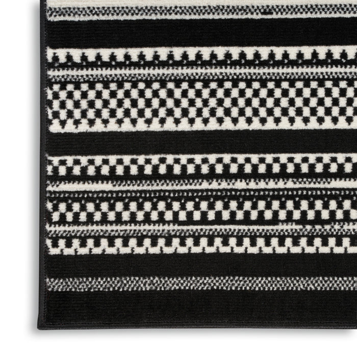 Nourison Home - Grafix Black/White Area Rug GRF41