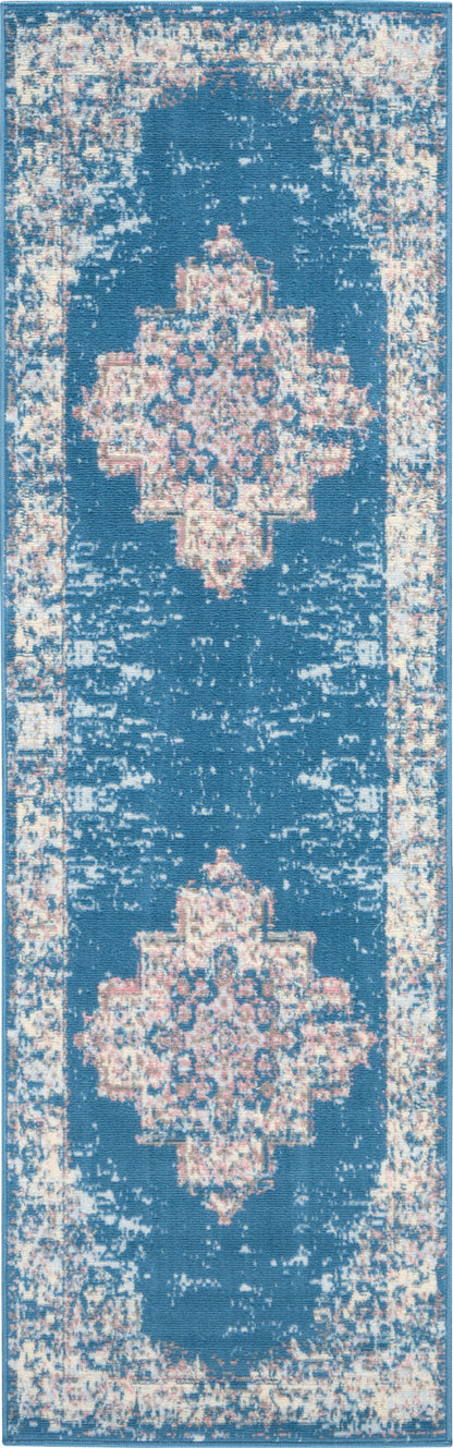 The Rug Corner Nourison Home Nourison Home - Grafix Blue Area Rug GRF14