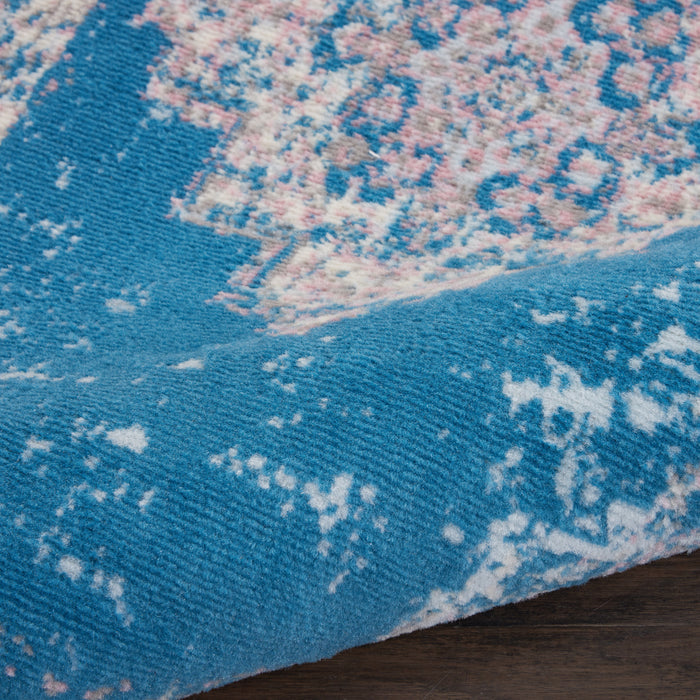 The Rug Corner Nourison Home Nourison Home - Grafix Blue Area Rug GRF14