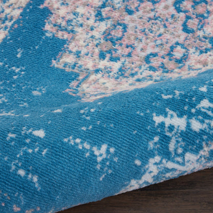 The Rug Corner Nourison Home Nourison Home - Grafix Blue Area Rug GRF14