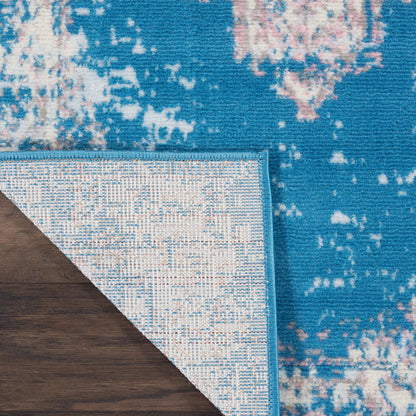 The Rug Corner Nourison Home Nourison Home - Grafix Blue Area Rug GRF14