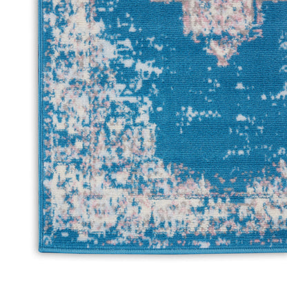 The Rug Corner Nourison Home Nourison Home - Grafix Blue Area Rug GRF14