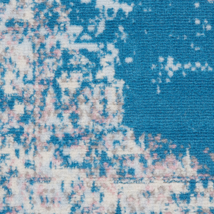 The Rug Corner Nourison Home Nourison Home - Grafix Blue Area Rug GRF14