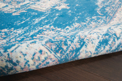 The Rug Corner Nourison Home Nourison Home - Grafix Blue Area Rug GRF14