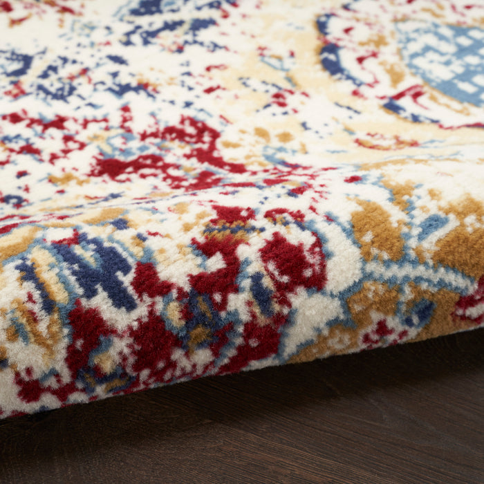 The Rug Corner Nourison Home Nourison Home - Grafix Blue/Multi Area Rug GRF31