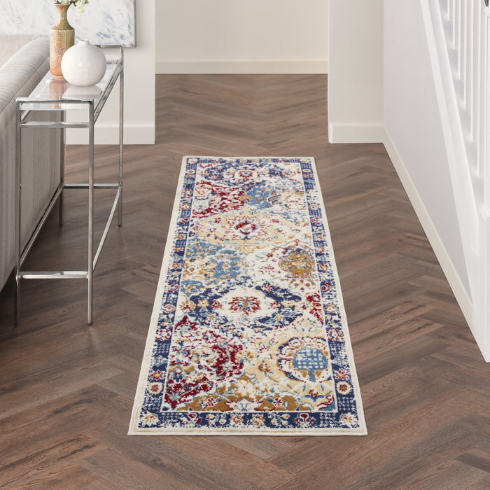 The Rug Corner Nourison Home Nourison Home - Grafix Blue/Multi Area Rug GRF31