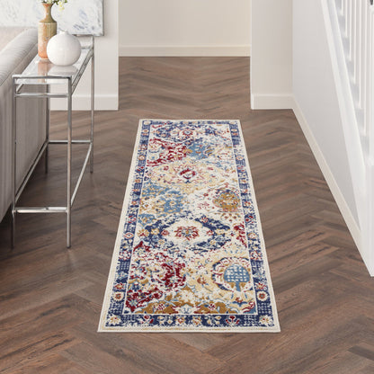 The Rug Corner Nourison Home Nourison Home - Grafix Blue/Multi Area Rug GRF31