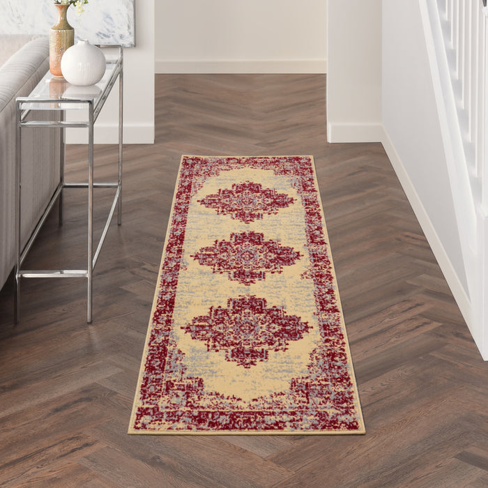 The Rug Corner Nourison Home Grafix GRF14 CRMRD Area Rugs
