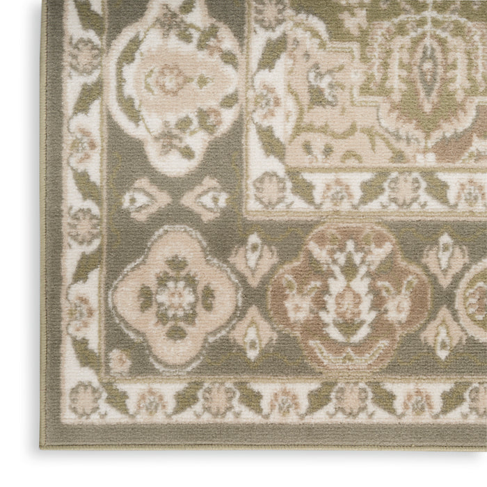 The Rug Corner Nourison Home Nourison Home - Grafix Green Area Rug GRF31