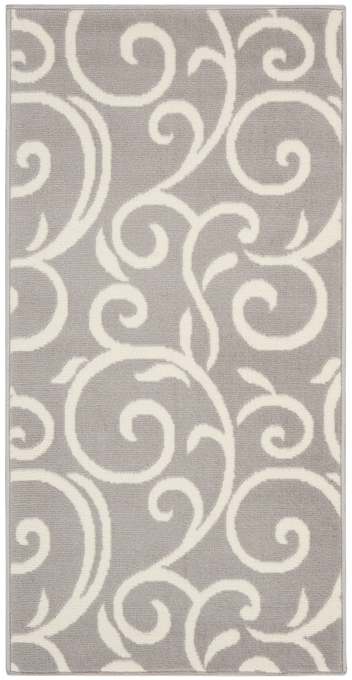 The Rug Corner Nourison Home Grafix GRF19 GREY Area Rugs