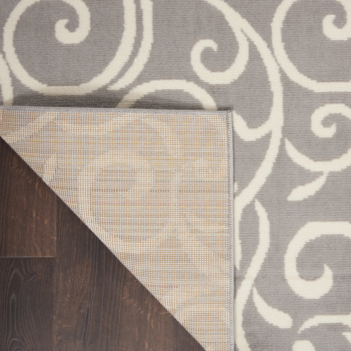 The Rug Corner Nourison Home Grafix GRF19 GREY Area Rugs