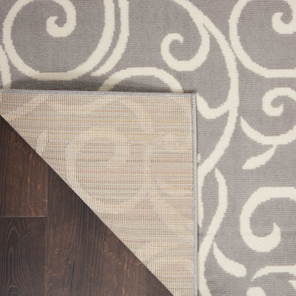 The Rug Corner Nourison Home Grafix GRF19 GREY Area Rugs