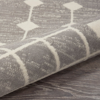 The Rug Corner Nourison Home Nourison Home - Grafix Grey Area Rug GRF37