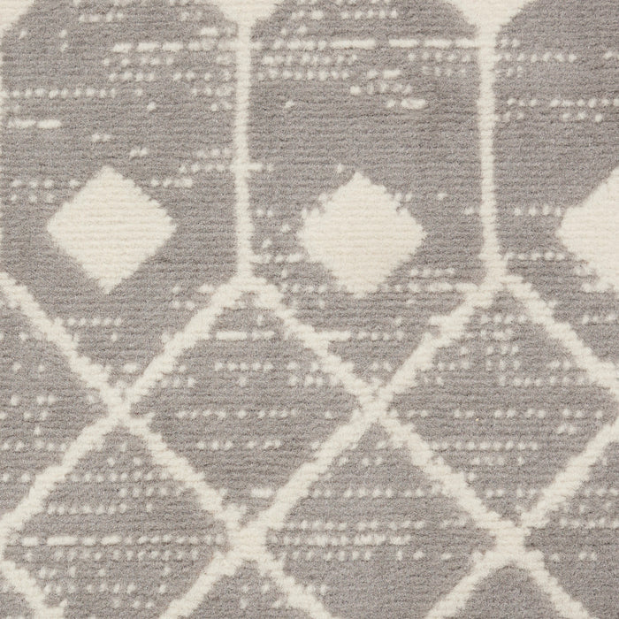The Rug Corner Nourison Home Nourison Home - Grafix Grey Area Rug GRF37