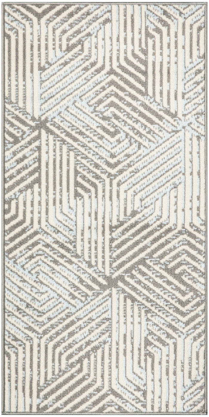 The Rug Corner Nourison Home Grafix GRF39 GREY Area Rugs