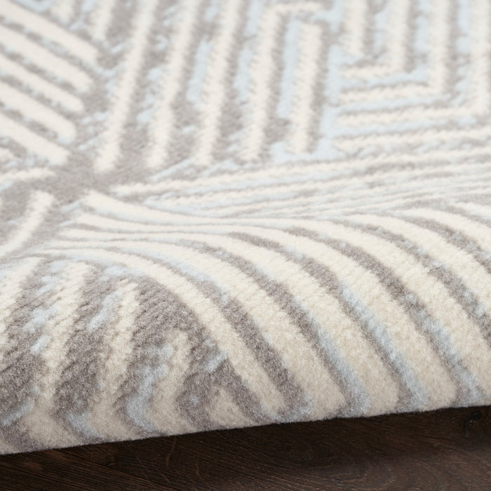 The Rug Corner Nourison Home Grafix GRF39 GREY Area Rugs