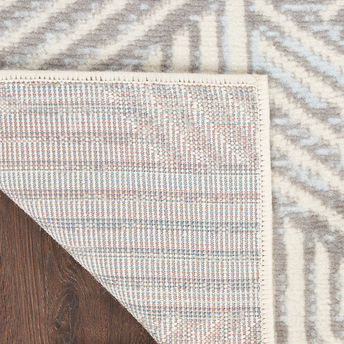 The Rug Corner Nourison Home Grafix GRF39 GREY Area Rugs