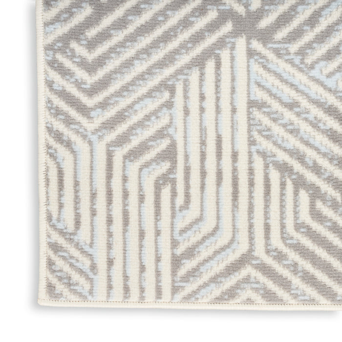 The Rug Corner Nourison Home Grafix GRF39 GREY Area Rugs