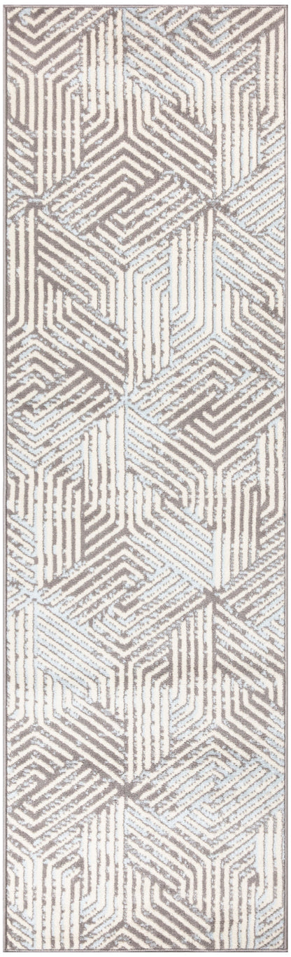 The Rug Corner Nourison Home Grafix GRF39 GREY Area Rugs