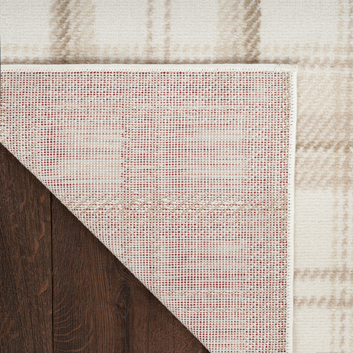 The Rug Corner Nourison Home Nourison Home - Grafix Ivory/Beige Area Rug GRF03