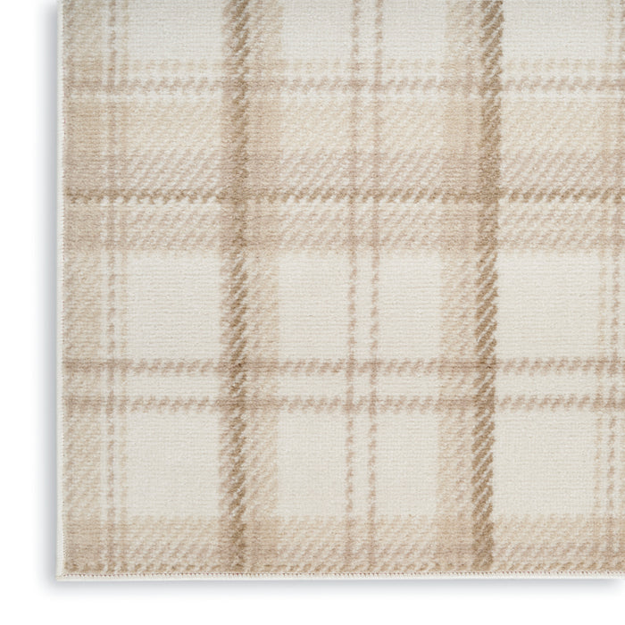 The Rug Corner Nourison Home Nourison Home - Grafix Ivory/Beige Area Rug GRF03