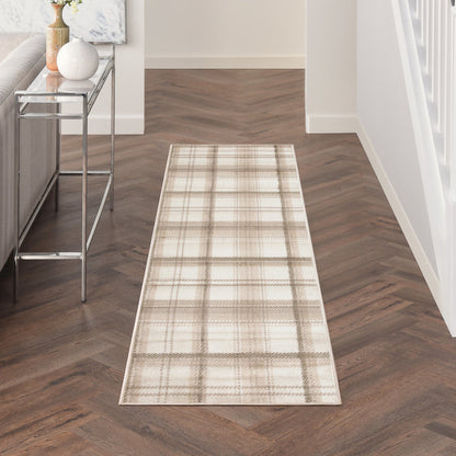 The Rug Corner Nourison Home Nourison Home - Grafix Ivory/Beige Area Rug GRF03