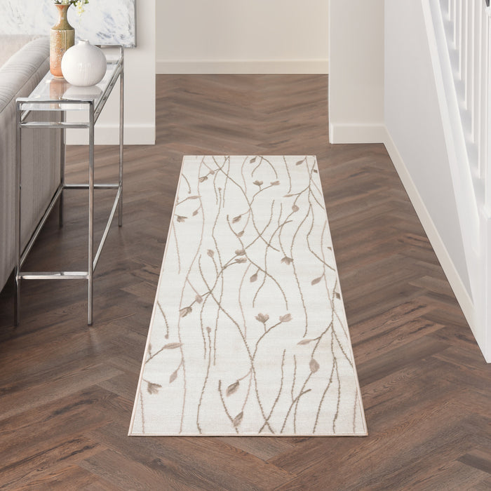 The Rug Corner Nourison Home Nourison Home - Grafix Ivory/Beige Area Rug GRF15