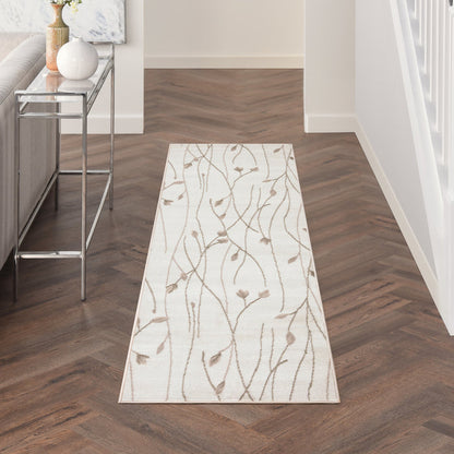 The Rug Corner Nourison Home Nourison Home - Grafix Ivory/Beige Area Rug GRF15